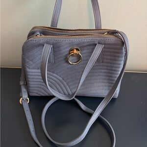 LC Lauren Conrad Quilted Shoulder Bag in Gray